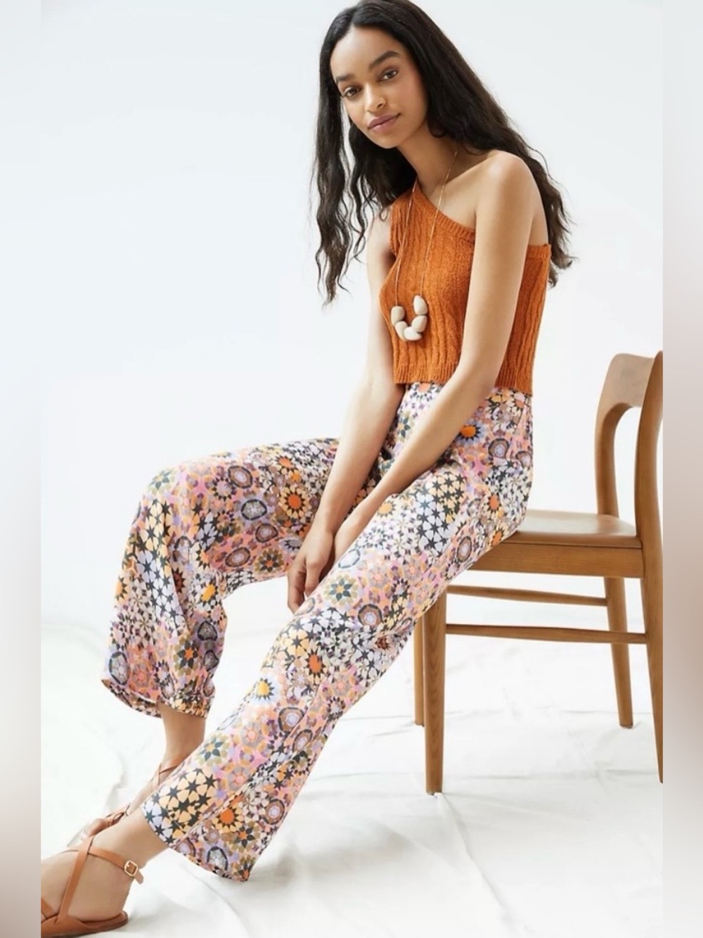 Anthropologie Geometric Straight Leg Pants size 6